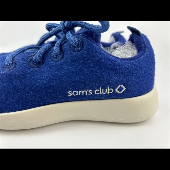 All Birds WR Sam's Club Wool Runners Blue Lace-Up Athletic Shoes Women's US 7 - Picture 2 of 12